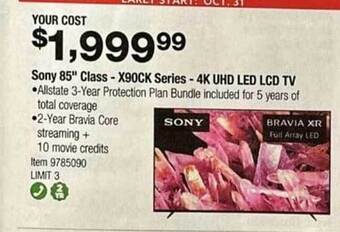 Costco Sony 85 offer