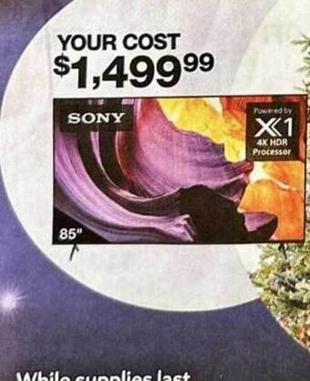 Costco Sony 85 offer