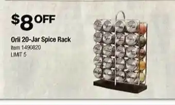 Costco Orli 20-jar spice rack offer