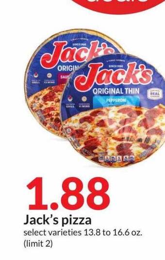 Hy-Vee Jack's pizza offer