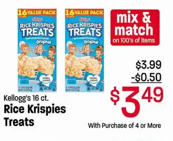 Rice Krispies Treats Kellogg's 16 ct.