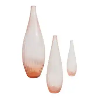 Ethan Allen Peach ribbed vase offer