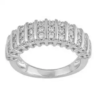Kohl's Sterling silver 3/4 carat t.w. diamond anniversary ring offer