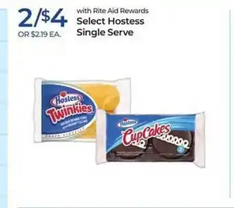 Rite Aid Select hostess single serve offer
