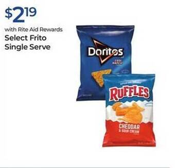 Rite Aid Select frito single serve offer