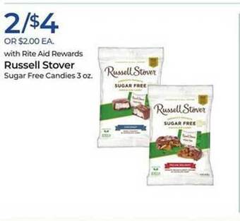 Rite Aid Russell stover sugar free candies offer