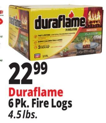 Ocean State Job Lot Duraflame 6pk. fire logs offer