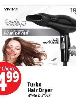 Ocean State Job Lot Turbo hair dryer offer