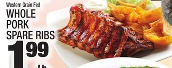 C Town Whole whole pork pork spare ribs offer