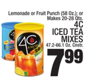C Town 4c iced tea mixes 47.2-66.1 oz. cnstr. offer