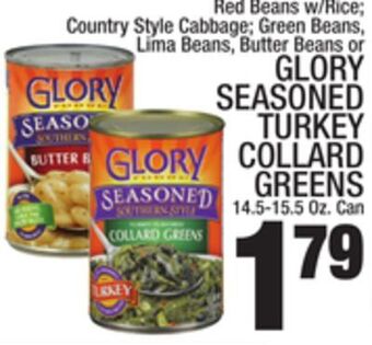 C Town Glory seasoned turkey collard greens offer