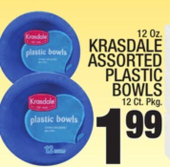 C Town Krasdale assorted plastic bowls offer