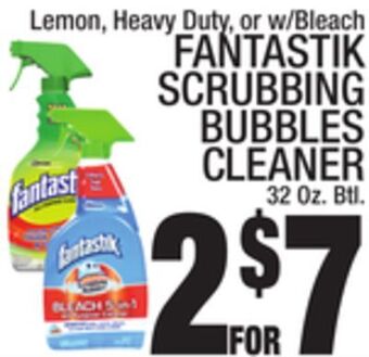C Town Fantastik scrubbing bubbles cleaner offer