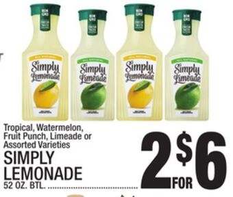 C Town Simply lemonade offer