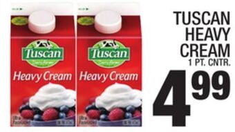 C Town Tuscan heavy cream offer