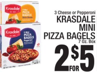 C Town Krasdale mini pizza bagels offer