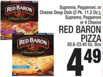 C Town Red baron pizza 20.6-23.45 oz. box offer