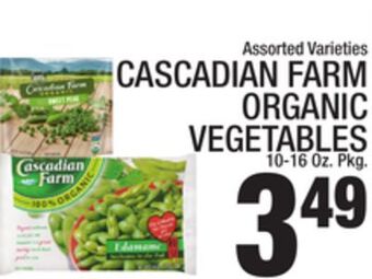 C Town Cascadian farm organic vegetables offer