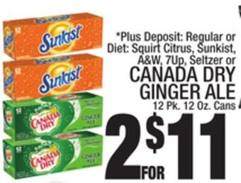 C Town Canada dry ginger ale offer