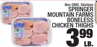 C Town Springer mountain farms boneless chicken thighs offer