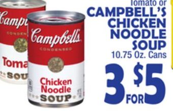 Bravo Supermarkets Campbell's chicken noodle soup offer