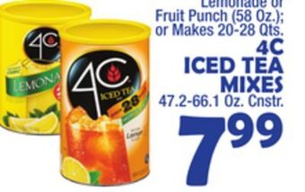 Bravo Supermarkets 4c iced tea mixes offer