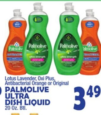 Bravo Supermarkets Palmolive ultra dish liquid offer