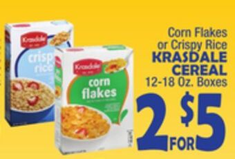 Bravo Supermarkets Krasdale cereal offer