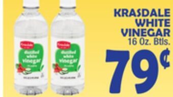 Bravo Supermarkets Krasdale white vinegar offer