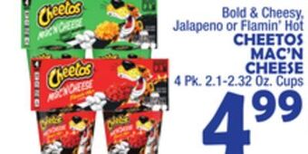Bravo Supermarkets Cheetos mac'n cheese offer