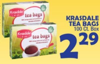 Bravo Supermarkets Krasdale tea bags offer