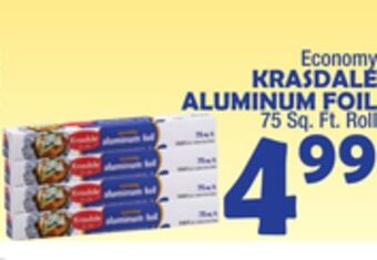 Bravo Supermarkets Krasdale aluminum foil offer