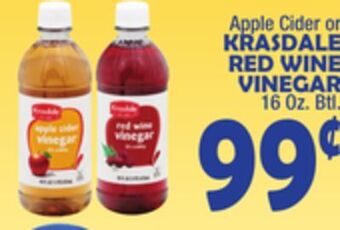 Bravo Supermarkets Krasdale red wine vinegar offer