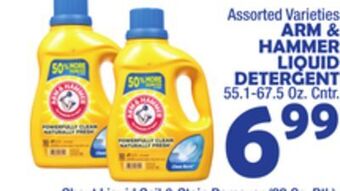 Bravo Supermarkets Arm & hammer liquid detergent offer