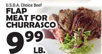 Bravo Supermarkets Flap meat for churrasco offer