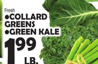 Bravo Supermarkets Collard greens, green kale offer
