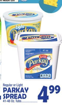 Bravo Supermarkets Parkay spread offer