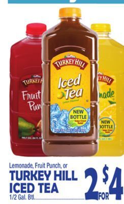 Bravo Supermarkets Turkey hill iced tea offer