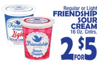 Bravo Supermarkets Friendship sour cream offer