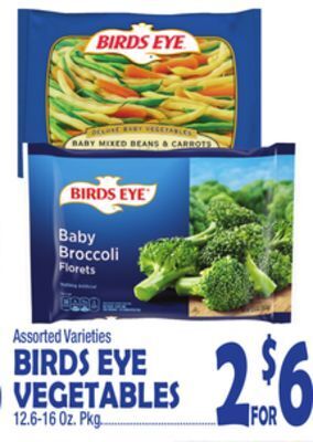 Bravo Supermarkets Birds eye vegetables offer