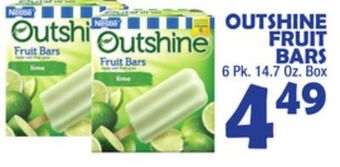 Bravo Supermarkets Outshine fruit bars offer