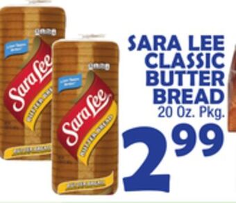 Bravo Supermarkets Sara lee classic butter bread offer