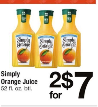 ACME Simply orange juice offer