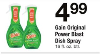 ACME Gain original power blast dish spray offer