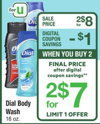 ACME Dial body wash offer