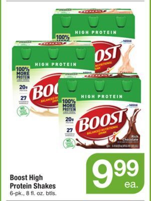 ACME Boost high protein shakes offer