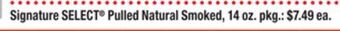ACME Signature select® pulled natural smoked offer