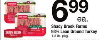 ACME Shady brook farms 93% lean ground turkey offer