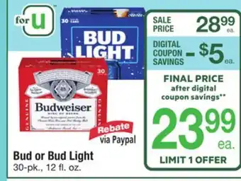 ACME Bud or bud light offer