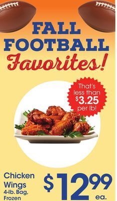 Price Rite Chicken wings offer